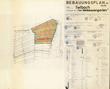Bebauungsplan Im Wolfskaulengarten - Planzeichnung