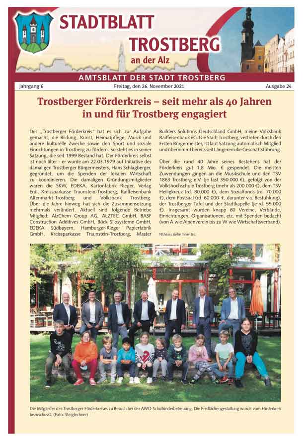 Stadtblatt Trostberg Amtsblatt