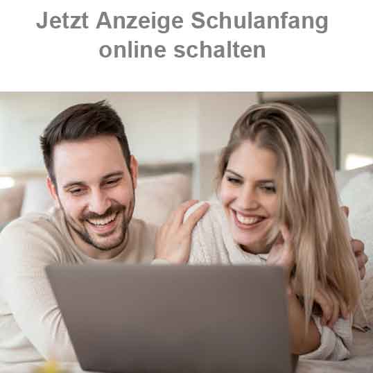 Anzeige Schulanfang online schalten