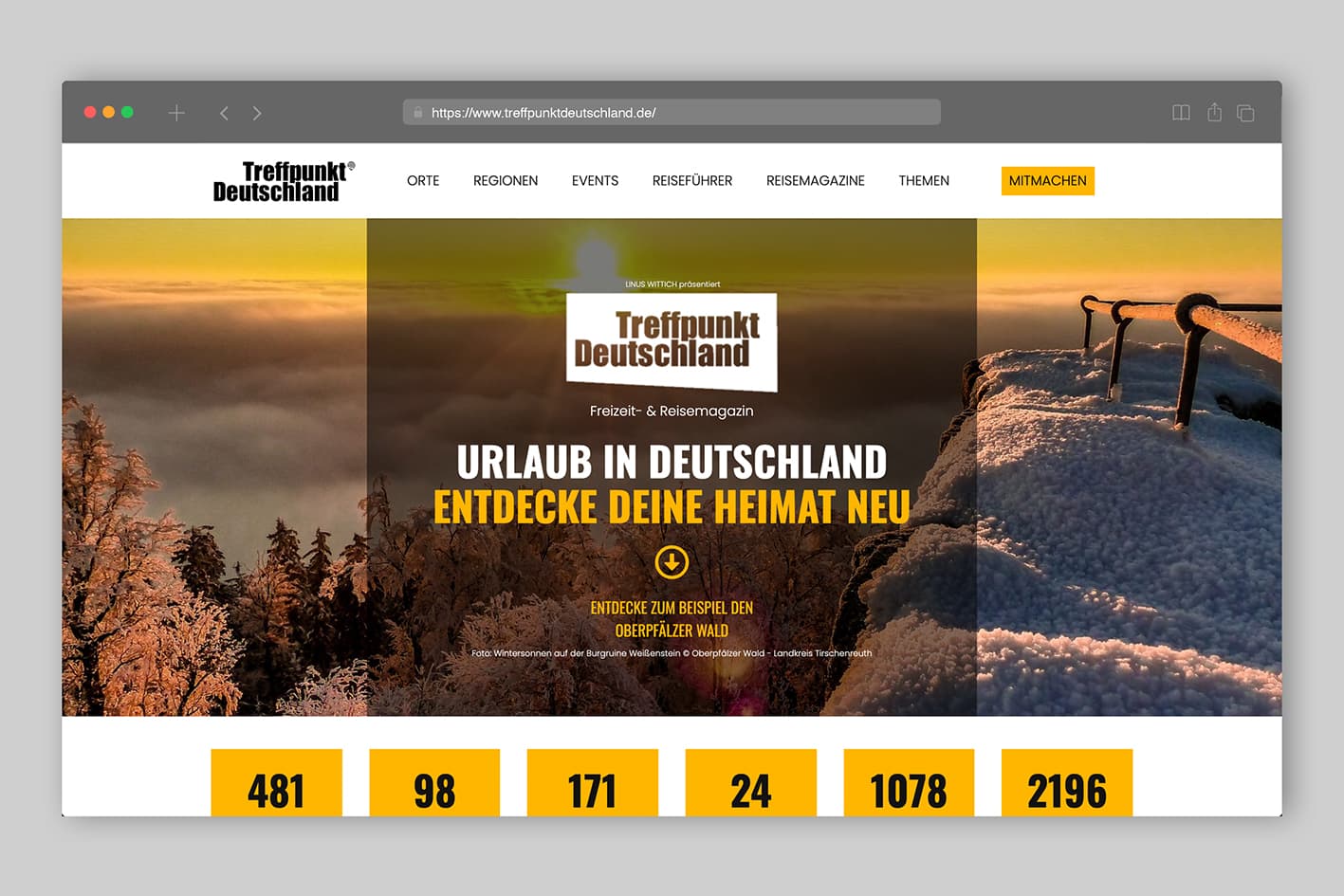 Tourismus-Portal von LINUS WITTICH - treffpunktdeutschland.de