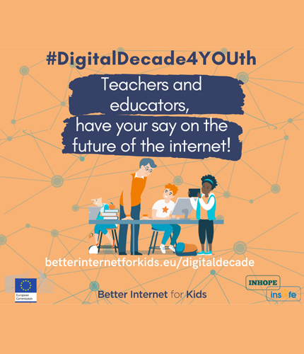 #DigitalDecade4YOUth: Online-Befragung von Lehrenden und Eltern gestartet