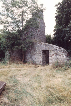 Hoch über dem Kylltal und der Stadt Gerolstein im Kreis Daun erhebt sich die Ruine der einst mächtigen Burg Gerhardstein. | Bild: Rainer Kunze, wikipedia.org