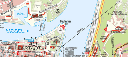 Amtlicher Stadtplan Koblenz