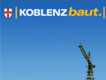 Logo Koblenz baut + Baukran