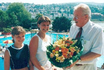 100.000 Badesgast im Freibad Oberwerth