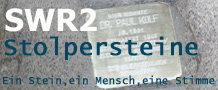 SWR2 Stolpersteine - Link