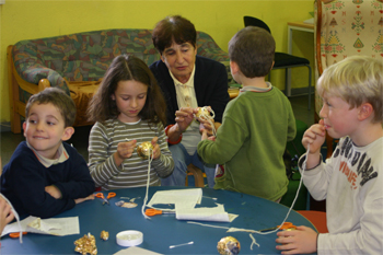 workshop avec les enfants