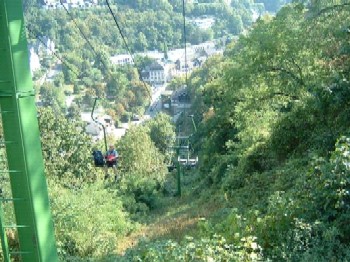 Aufnahme aus der Seilbahn