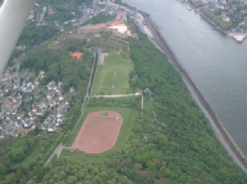 Luftbild Plateau Ehrenbreitstein