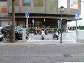 Motorradparkplatz Görgenstraße