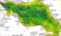 Hhenlage der Quartrbasis im Bereich der Niederterrassen