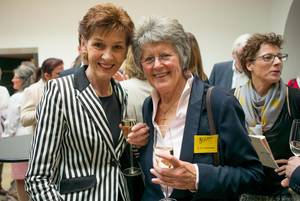 Karin Augustin, Präsidentin des Landessportbundes Rheinland-Pfalz  mit Sr. Dr. Lea Ackermann