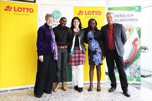 Sr. Lea Ackermann, Lilian Jepkemboi Biwot, Sonja Blankenstein, Ritah Indeche Musoka, 
Alois Stroh (Fußballverband Rheinland)
