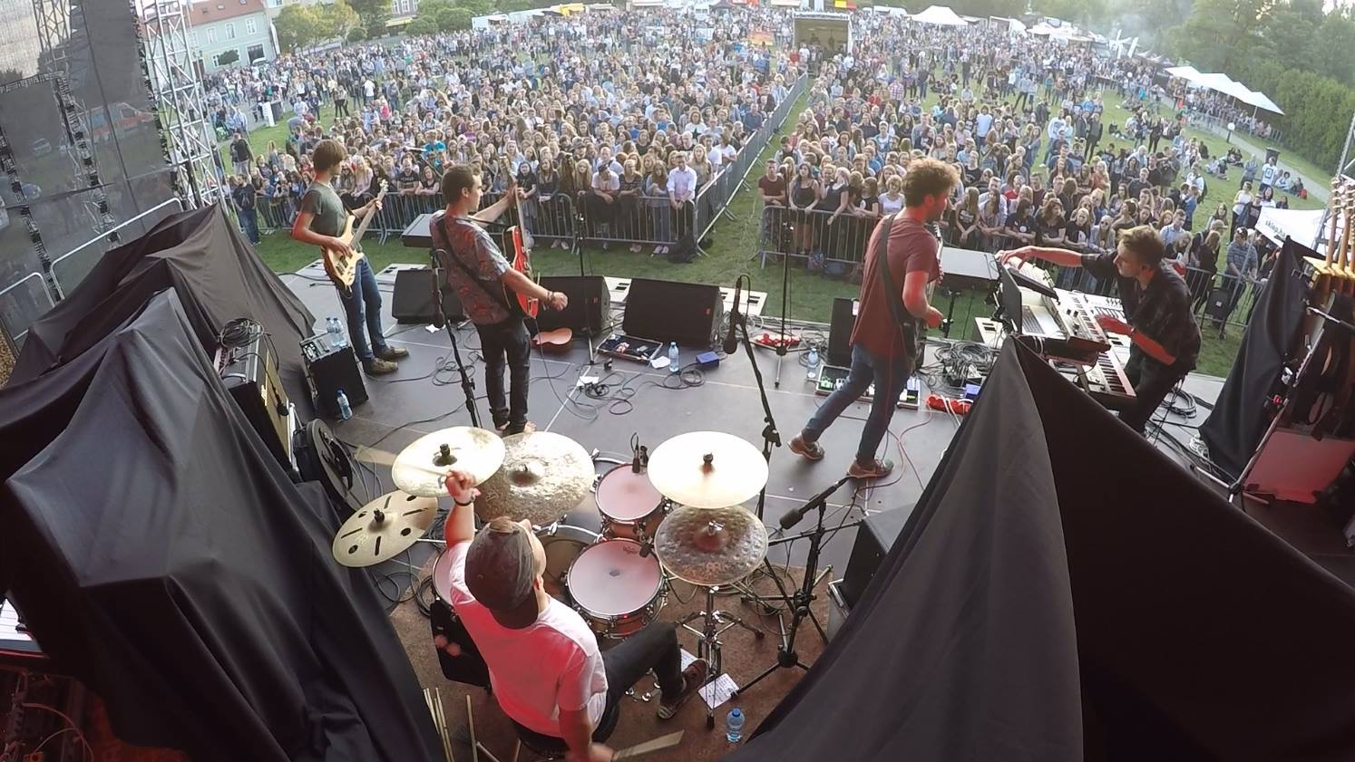 Die Band WINK beim Auftritt beim "Royal Arts Festival" Gniezno , Foto © Jaberg