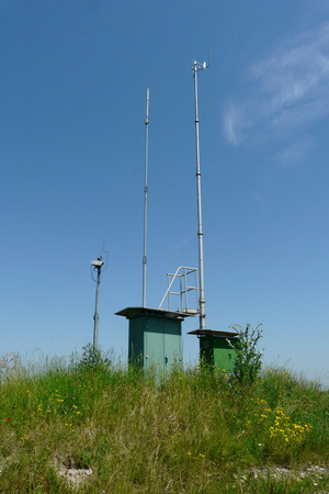 Wetterstation auf einer Deponie