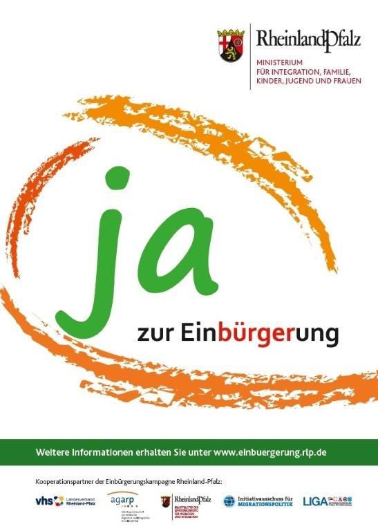 Plakat "Ja zur Einbürgerung"