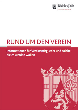 Titel der Broschüre "Rund um den Verein"