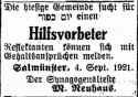 Salmuenster Israelit 08091921.jpg (31331 Byte)