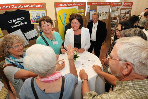 Ministerpräsidentin Malu Dreyer im Gespräch