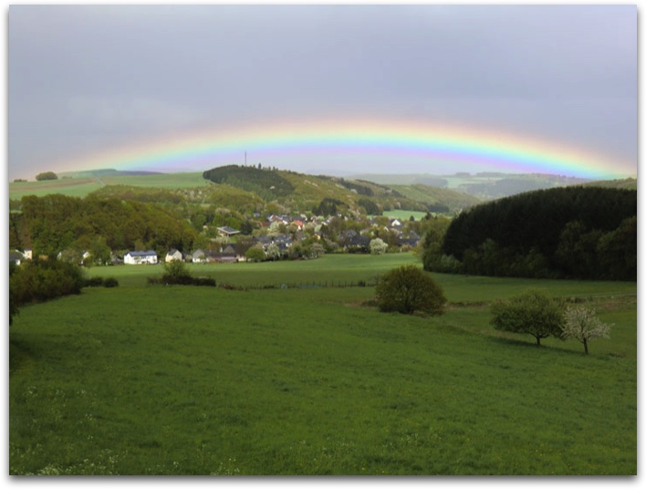 Ortsansicht in Richtung Heiligenbösch