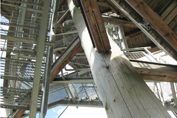 Detail Aussichtsturm Hattgenstein