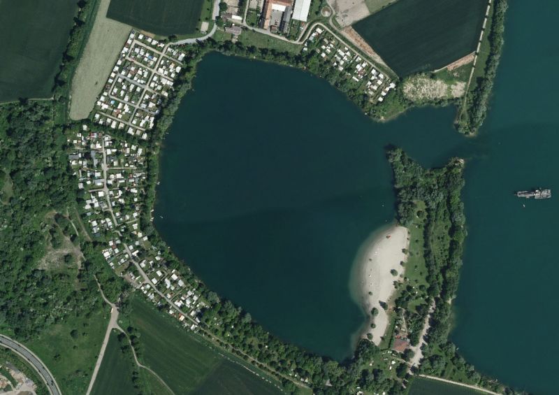 Luftbild Speyerlachsee, © Stadt Speyer