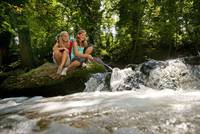 Fluss Nette im Rauscherpark Plaidt/Saffig